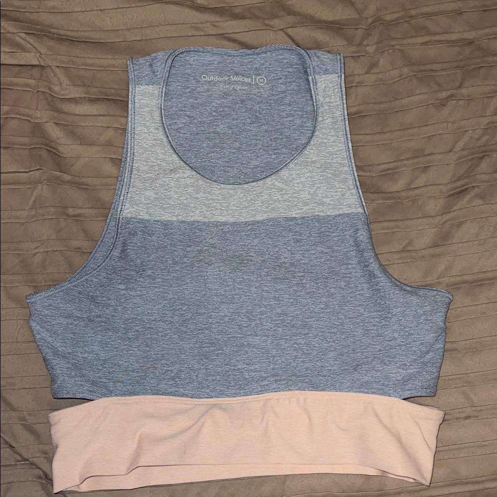 Outdoor Voices Heathered Gray Top